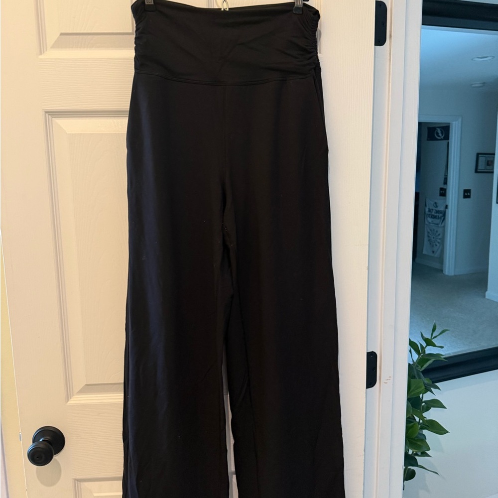 Lululemon Athletica Black Wide Leg Pants